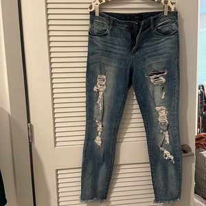 STS Blue Emma Ankle Ripped Skinny - size 31